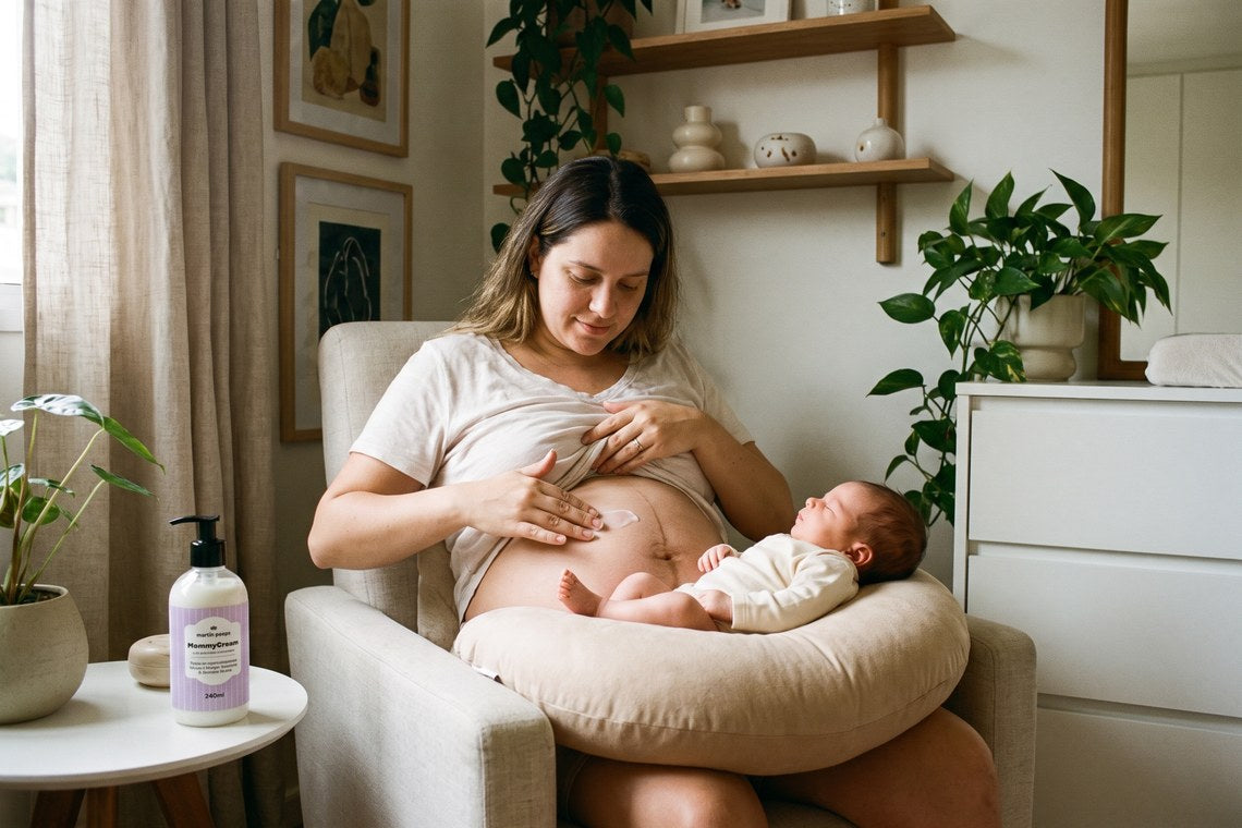 Pele da barriga no pós-parto: elasticidade e conforto — foto de apoio Martin Peeps