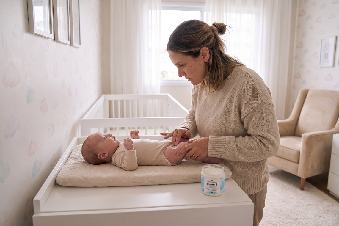 Pele do bebe ressecada: por que acontece e como cuidar