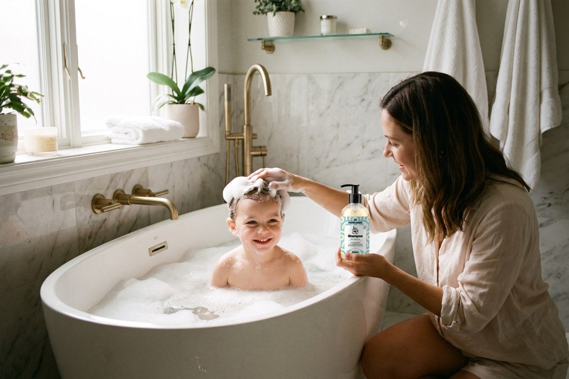 Trocar o shampoo infantil: quando fazer